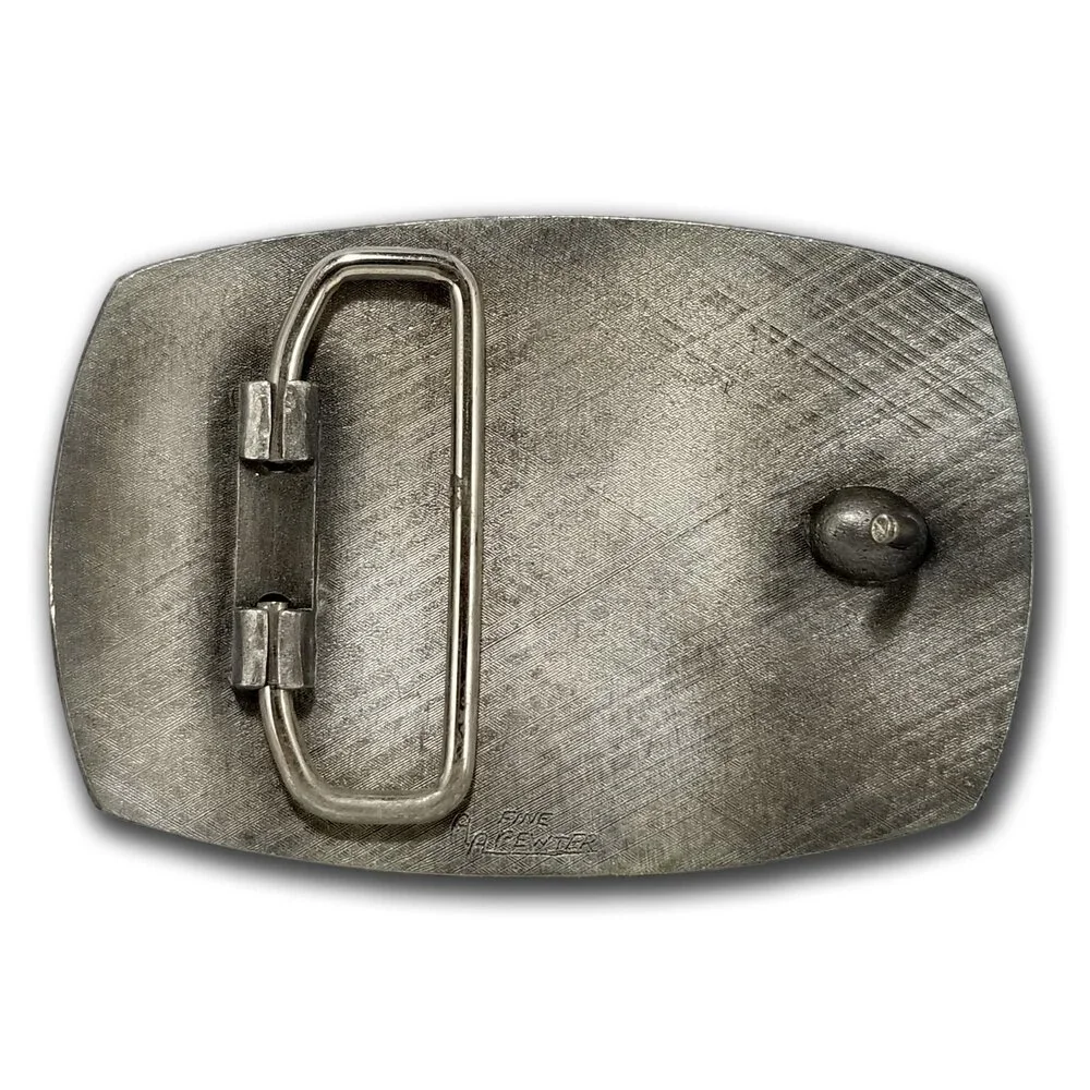 Vintage Belt Buckle‎ South Dakota Jaycees Mt. Rushmore USA Made Fine Pewter Gift